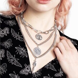 ISO - desperately iso occult multi chain disturbia necklace